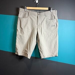 The North Face Tan Flat Front Shorts